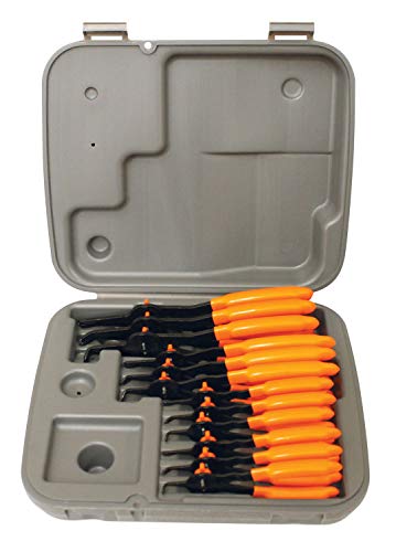 A & E Hand Tools - 12Pc Quick Switch Snap Ring Pliers (3595)