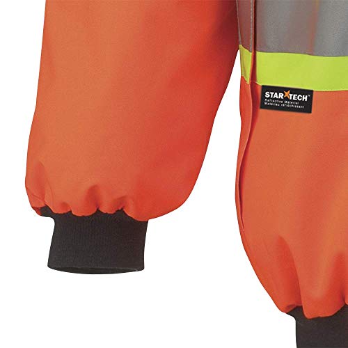 Pioneer V1120350-2XL Winter 6-in-1 Bomber Jacket - 100% Waterproof hi-viz Rainwear, Orange, 2XL - Clothing - Proindustrialequipment