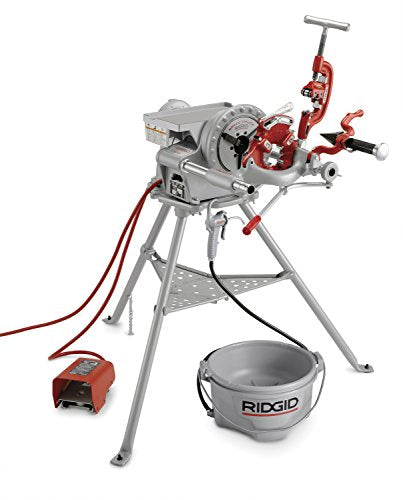 Ridgid 15722 1/8-Inch to 2-Inch 115 Volt Power Drive Threading Machine - Plumbing Tools - Proindustrialequipment