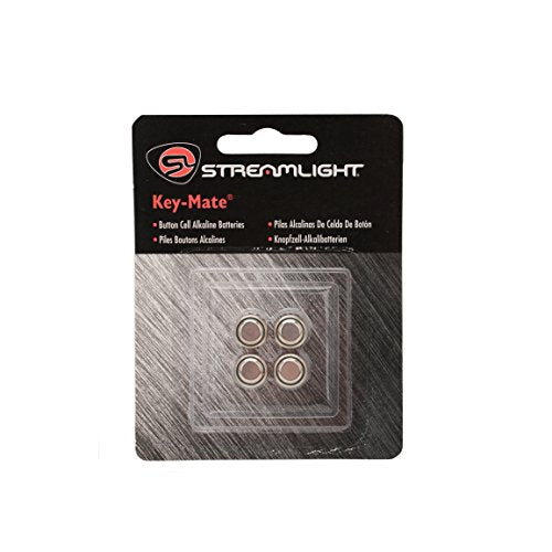 Streamlight 72030 4 Pack Replacement Batteries for Key-Mate