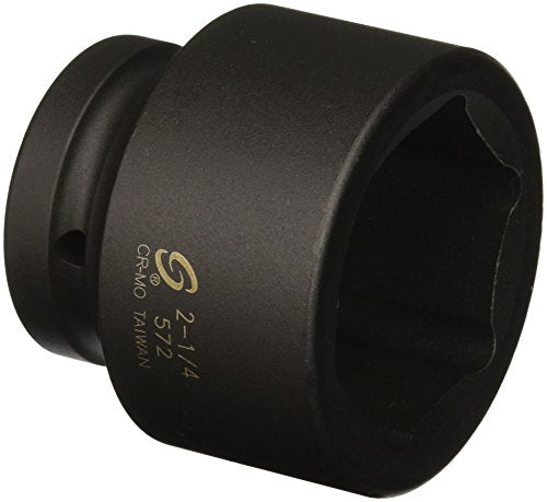 Sunex 572 Dado de impacto estándar de 6 puntos con accionamiento de 1" y 2-1/4"