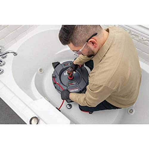 RIDGID, 64273, FLEXSHAFT, K9-204 Drain Cleaner for 2-4" Pipes Includes: 70' 5/16" cable and kit, Grey, Drill Powered (Not Included), - Other Plumbing Tools - Proindustrialequipment