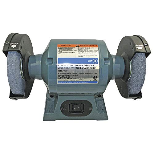 Jet 240153-6" 1/3 Hp Bench Grinder-Heavy Duty - Grinders - Proindustrialequipment