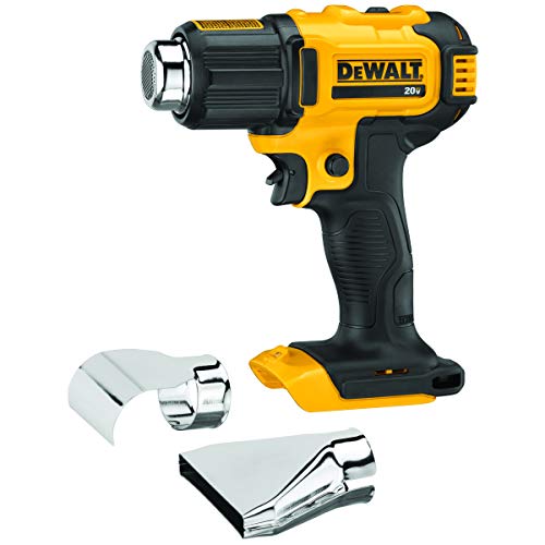 Pistola de calor inalámbrica DEWALT 20V MAX, solo herramienta (DCE530B)