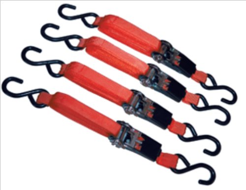 Advanced Tool Design Model ATD-8072 Ratcheting Tie Down Set, 15-Feet, 4-Piece - Proindustrialequipment