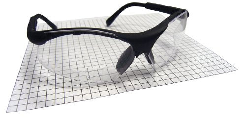 SAS Safety 541-2000 Sidewinder Readers Eyewear, Black Frame, 2.0 X Reader Lens