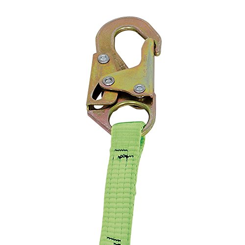 PeakWorks CSA 6' (1.8 m) Shock Pack - Snap Hooks & Tie Backs - Twin Leg 100% Tie Off - E4 Shock Absorbing Fall Arrest Lanyard Connector, 1" Webbing, V8104256 - Fall Protection - Proindustrialequipment