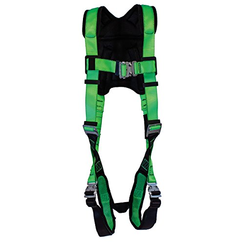 PeakWorks 1 D-Ring PeakPro Fall Protection Full Body Safety Harness, CSA & ANSI Certified, Class A - Fall Arrest, V8006100 - Fall Protection - Proindustrialequipment