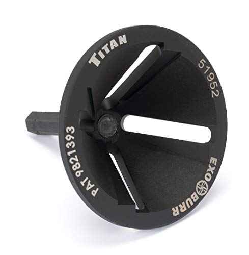 Titan 51952 EXO Burr Herramienta desbarbadora y biseladora externa para roscas de 23/32 a 2-1/3 pulgadas (18-60 mm)