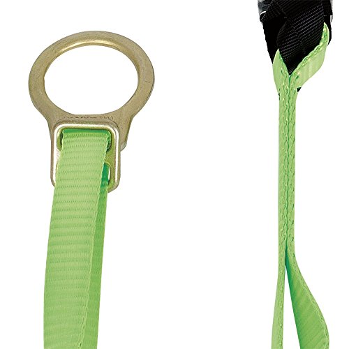 PeakWorks CSA 6' (1.8 m) Shock Pack - Snap Hooks & Tie Backs - Twin Leg 100% Tie Off - E4 Shock Absorbing Fall Arrest Lanyard Connector, 1" Webbing, V8104256 - Fall Protection - Proindustrialequipment