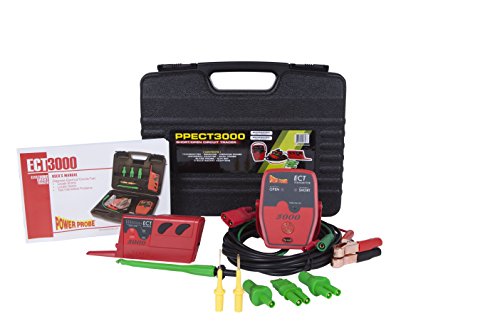 Power Probe-3000 Rastreador de circuito inteligente para cortocircuitos y aperturas, cromado