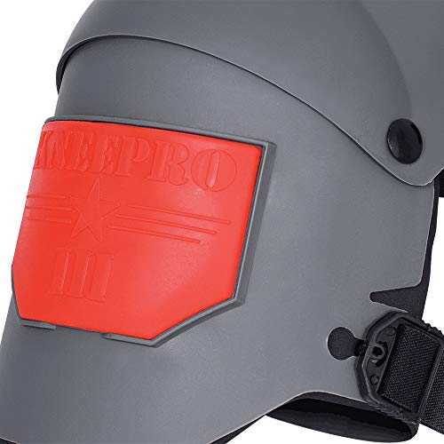 Sellstrom 96110 KneePro Knee Pads - Ultra Flex III -Gardening, Army, Flooring Work – Grey and Orange - Fall Protection - Proindustrialequipment