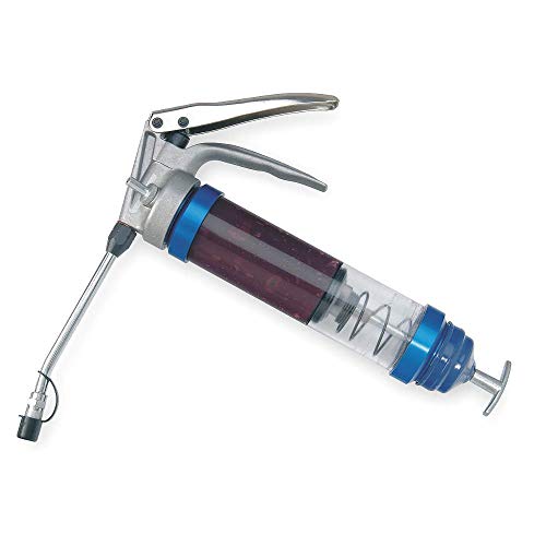 Lincoln Industrial 438-1134CLR Pistola con empuñadura de pistola con tubo transparente, 12 cada una por caja