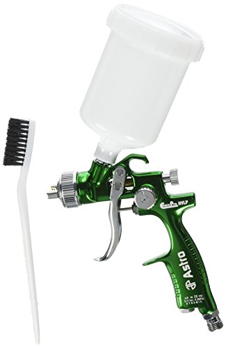 Astro Pneumatic Tool EUROHVT1 EuroPro Forged HVLP Touch Up Gun with 1mm Nozzle and Plastic Cup
