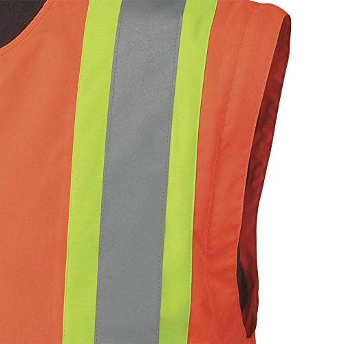 Pioneer V1120350-2XL Winter 6-in-1 Bomber Jacket - 100% Waterproof hi-viz Rainwear, Orange, 2XL - Clothing - Proindustrialequipment