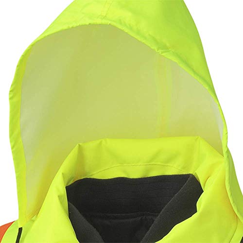Pioneer V1120161-2XL Winter 6-in-1 Parka Jacket - 100% Waterproof hi-viz Rainwear, Yellow-Green, 2XL - Clothing - Proindustrialequipment