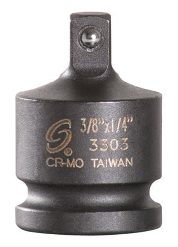 Sunex 3303 3/8" Female x 1/4" Male Super Socket Adapter with Friction Ball