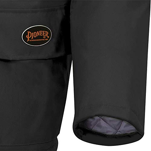 Pioneer Waterproof CSA High-Visibility Winter Safety Parka, 28º C Insulation, Multi-Pockets & Lightweight, Black, 2XL, V1150170-2XL - Clothing - Proindustrialequipment