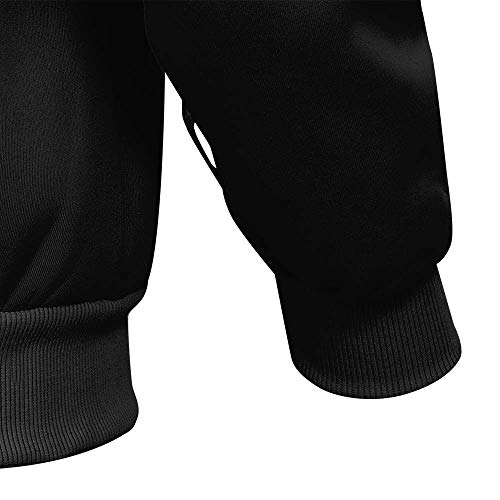 Pioneer V1060471-2XL High Visibility Work Hoodie, Polyester Fleece, Black, 2XL - Clothing - Proindustrialequipment