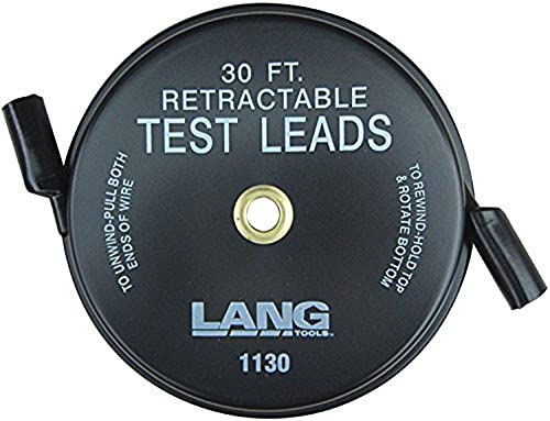 Kastar 1130 Retractable Single Wire Test Lead, 30-Feet