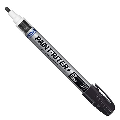 Markal Pro-Line HP High Performance Liquid Paint Marker with 1/8" Bullet Tip, Black (Pack of 12)