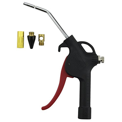Milton Industries S-174KIT Pistol Grip Blow Gun Kit - Universal Tip System - 90 Max PSI, (4-Piece)