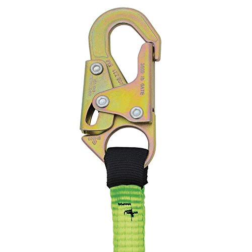 PeakWorks CSA 3' (0.9 m) Shock Pack - Snap Hooks - Single Leg - E4 Shock Absorbing Fall Arrest Lanyard Connector, V8104103 - Fall Protection - Proindustrialequipment