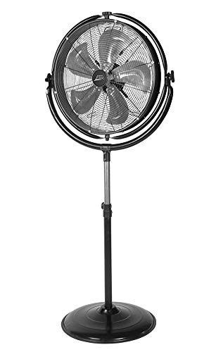 ATD Tools 30321 Ventilador de tambor con pedestal de piso inclinable de 30"