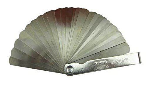 Lang Tools 343A - Galga de espesores métrica de 25 hojas