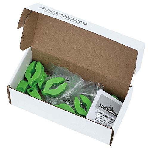 Peakworks V8561102 Round Clamp - 1/2" Tool Tethering System (Pack of 10) - Fall Protection - Proindustrialequipment