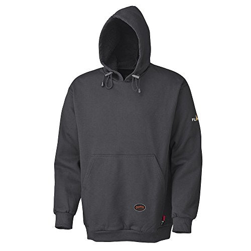 Pioneer V2570170-2XL Flame Resistant Heavyweight Safety Hoodie, Pullover, Black, 2XL - Clothing - Proindustrialequipment