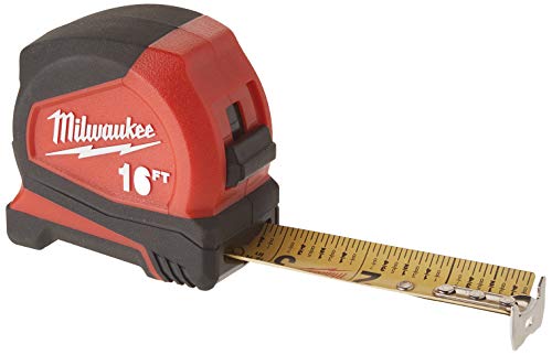 Milwaukee Electric Tool 48-22-6616 Heavy Duty Tape Measure, 16'
