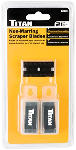 Titan 12038 21-Piece Non-Marring Scraper Blades