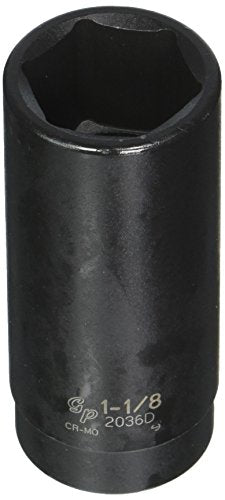 Grey Pneumatic (2036D) 1/2" Drive x 1-1/8" Deep Socket