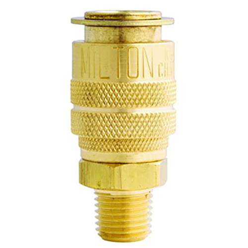 Milton Industries 714 1/4" MNPT M Style Coupler with Drag Guard-Box of 10