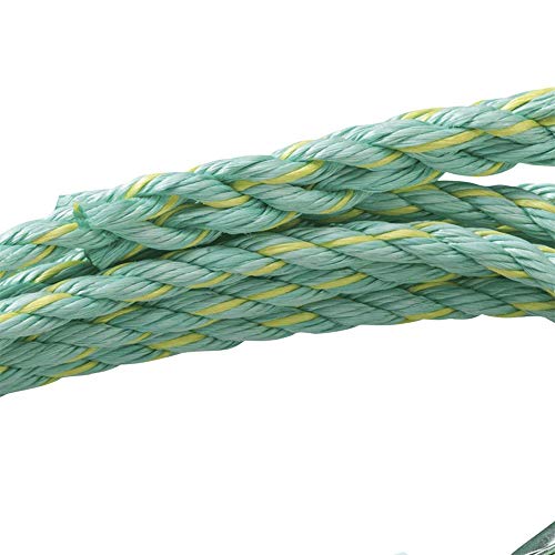 PeakWorks V84014025 - Snap Hook & Back Splice - 25' (7.6 m), 5/8" Polysteel Rope - Fall Protection Vertical Lifeline - Fall Protection - Proindustrialequipment