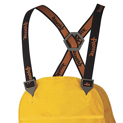 Pioneer V3510160-2XL Heavy-Duty Flame Resistant Jacket and Pants Combo, Rainsuit, Yellow, 2XL - Clothing - Proindustrialequipment