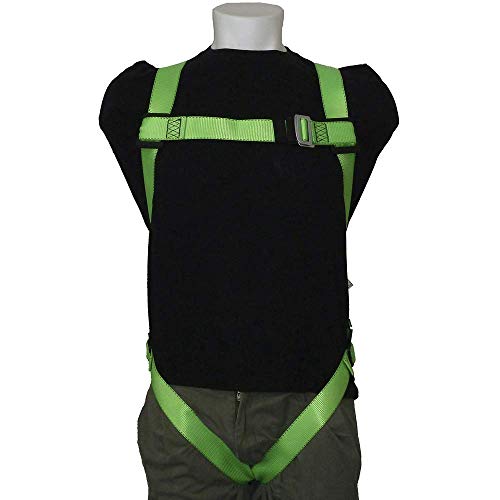 PeakWorks 1 D-Ring Compliance Series Fall Protection Full Body Safety Harness, CSA & ANSI Certified, Class A - Fall Arrest, V8001000 - Proindustrialequipment