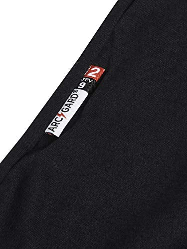 Pioneer Flame Resistant Cotton Long Sleeve High Visibility Safety Work Shirt, Black, XL, V2580470-XL - Clothing - Proindustrialequipment