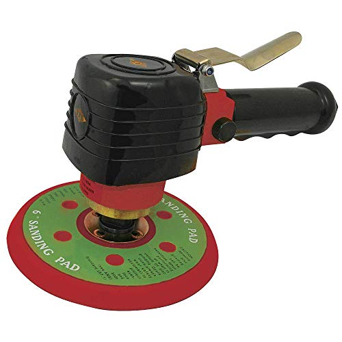 ITC Professional 6" Mechinic's Dual Action Adjustable Speed Pneumatic Air Sander, 3/16" Orbit Diameter, 28342