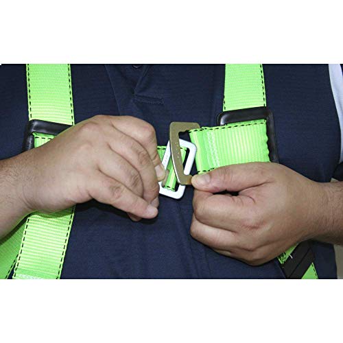 PeakWorks 1 D-Ring Contractor Series Fall Protection Full Body Safety Harness, CSA & ANSI Certified, Class A - Fall Arrest, V8002000 - Fall Protection - Proindustrialequipment