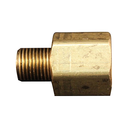 Milton Industries 653 1/4" FNPT x 1/8" MNPT Adaptador de manguera - Caja de 10