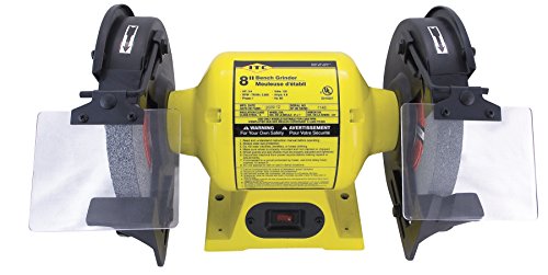 ITC Professional 3/4 Hp 8" Bench Grinder with Eye Shiled and Tool Rest, 28014 - Grinders - Proindustrialequipment