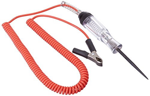 S&G Tool Aid 27300 Heavy Duty Circuit Tester with 12' Retractable Wire and Battery Clip