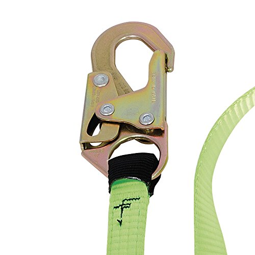 PeakWorks CSA 6' (1.8 m) Shock Pack - Snap Hooks - Twin Leg 100% Tie Off - E4 Shock Absorbing Fall Arrest Lanyard Connector, 1" Webbing, V8104206 - Fall Protection - Proindustrialequipment