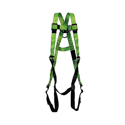 PeakWorks 1 D-Ring Contractor Series Fall Protection Full Body Safety Harness, CSA & ANSI Certified, Class A - Fall Arrest, V8002000 - Fall Protection - Proindustrialequipment