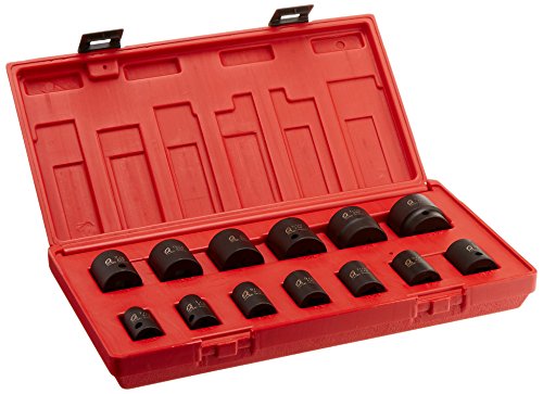 Sunex 2650 SAE Impact Socket Set, 1/2" Drive