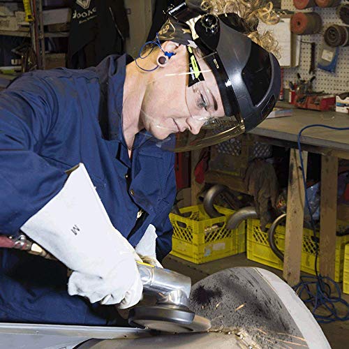 Sellstrom S32010 DP4 Standard Black Crown and Clear Anti-Fog Window Faceshield with Ratchet Headgear - Eye Protection - Proindustrialequipment