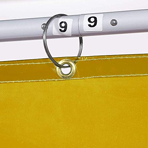 Sellstrom S97336 Welding Curtain with Frame - 6'x6' - Yellow - Other Protection - Proindustrialequipment