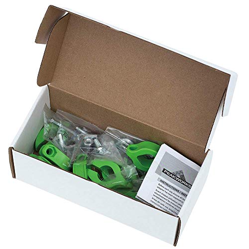 Peakworks V8561302 Round Clamp - 3/4" Tool Tethering System (Pack of 10) - Fall Protection - Proindustrialequipment